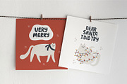 Modern Christmas. Cats & Lettering, an Object Graphic by MaNechaeva (Thumbnail 4 of 14)