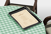 Restaurant Menu Mockup Pack, a Product Mockup by Neermana (Thumbnail 8 of 8)