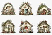 Easter Bunny House Clipart, an Illustration by CreationArt (Thumbnail 2 of 6)