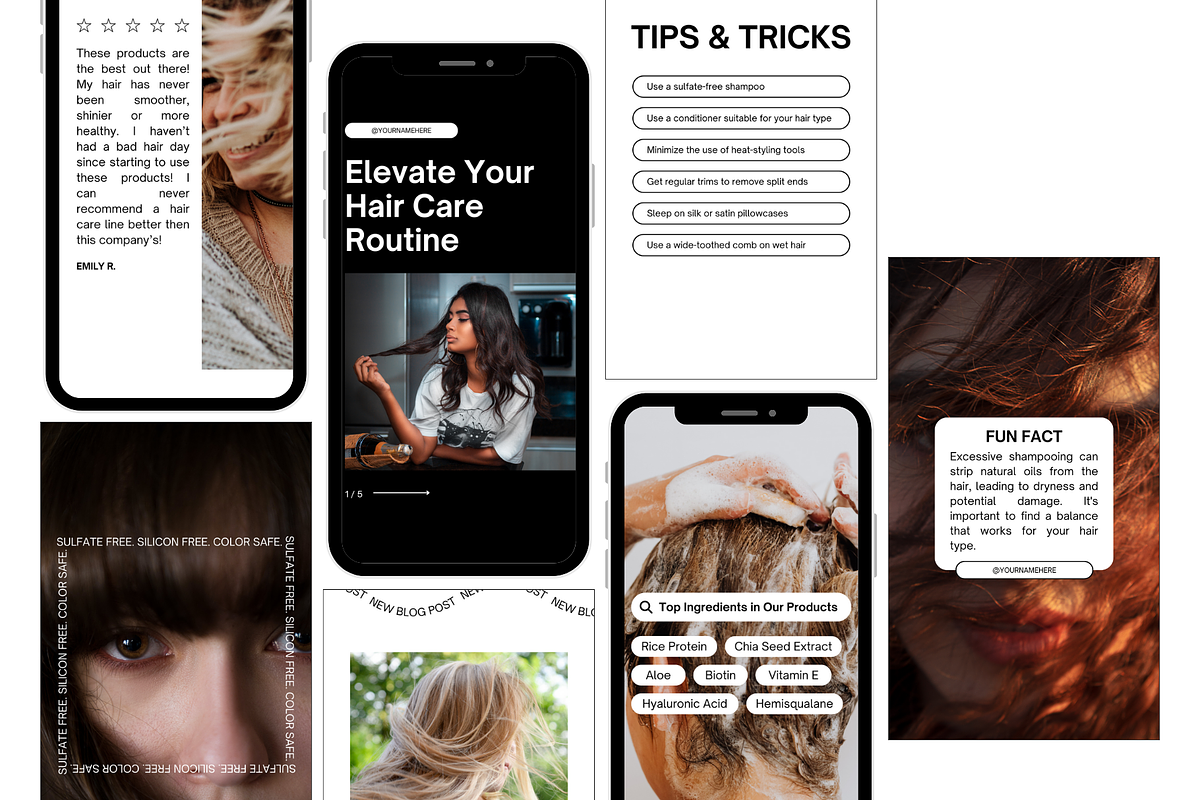Minimalist Instagram Canva Template