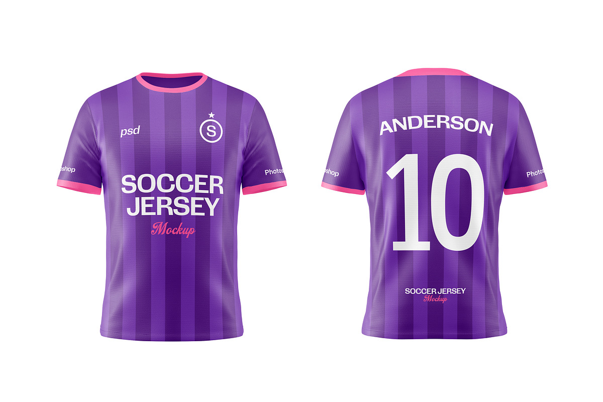 Soccer Jersey Mockups, a Shirt Mockup by artimasa (Photo 1 of 5)