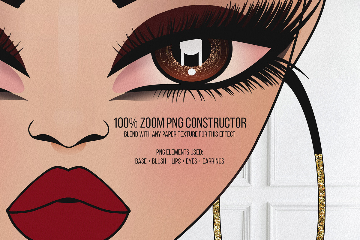 Fabulous Portrait Creator Vol 1, a Person Illustration by Iconogenic (Photo 6 of 6)