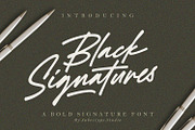 Black Signatures - Signature Font, a Script Font by Subectype Studio (Thumbnail 1 of 11)