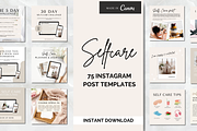 Wellness Instagram Post Templates, a Social Media Template by Social Assumptions (Thumbnail 1 of 10)