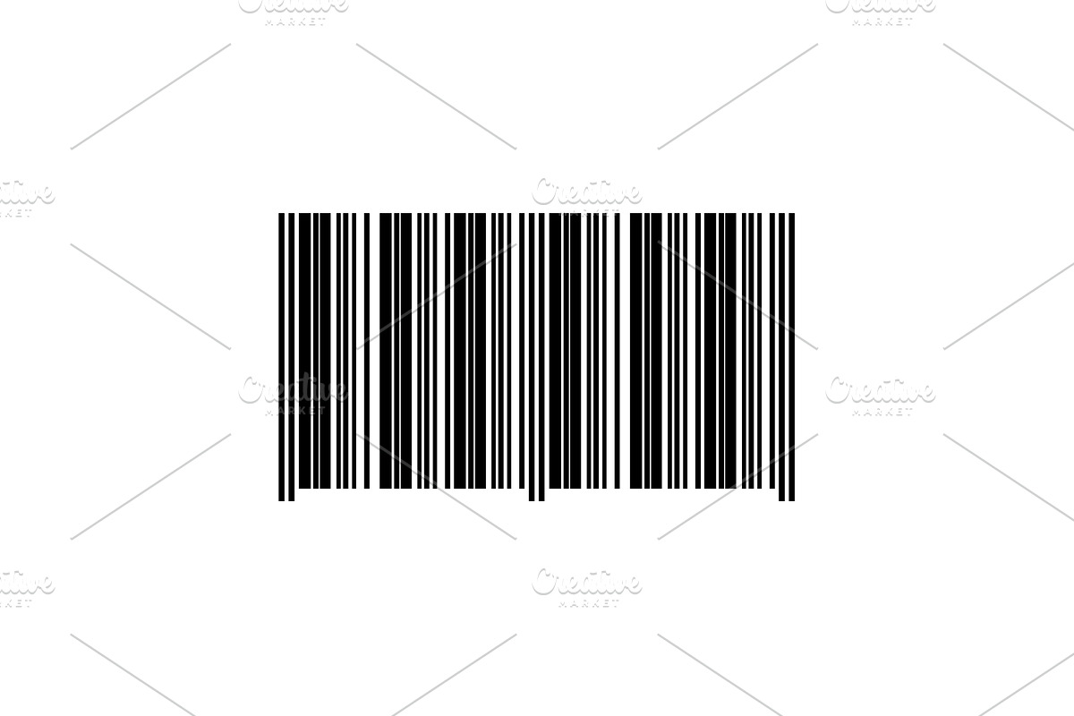 icon. Barcode, ID symbol, product ID, an Outline Icon by Anno Urbis