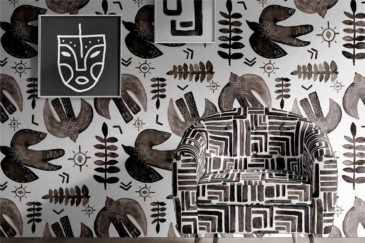 ETHNIC TRIBAL patterns, a Pattern Graphic by Katya_lu (Photo 6 of 8)