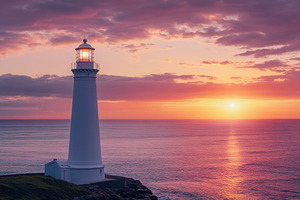 A breathtaking sunset over the ocean, a Photo by Pavel_design