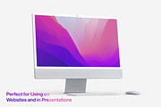 12 Ultra-Realistic iMac 24 Mockups, an iPad Mockup by Smotrow Related (Thumbnail 8 of 15)