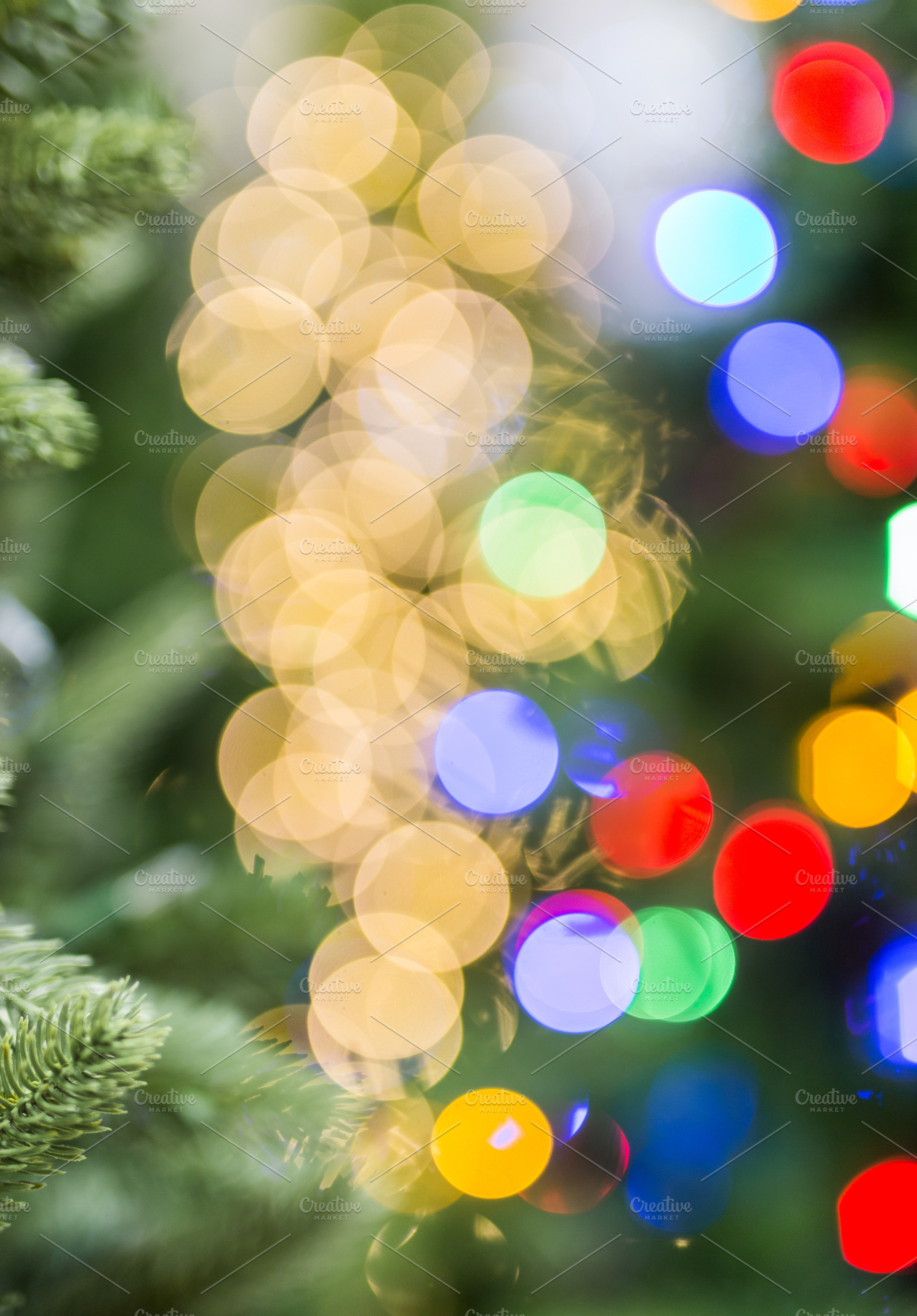 Sparkling Christmas light bokeh phot, a Holiday Photo by TruElegance Photos