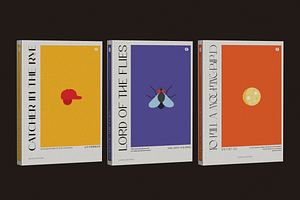 Illustrated Colorful Book Covers