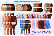 Our Huge Family Clipart, Parents, a Person Illustration by ArtedeCatrin (Thumbnail 2 of 10)