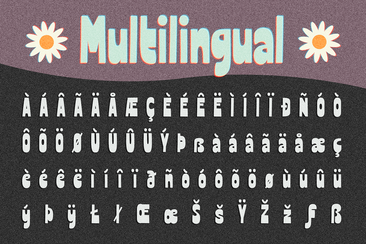 Croassant Modern Groovy Typeface, a Sans Serif Font by Oui Studio (Photo 7 of 10)