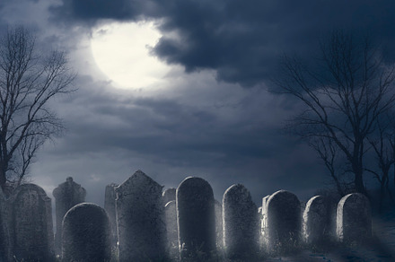 Halloween graveyard background stock photo containing halloween and graveyard, a Holiday Photo by hitdelight