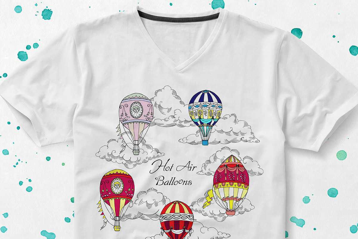 Colored Air Balloons, an Illustration by Nataliapiache (Photo 6 of 7)