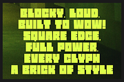 Mono Cubic | Chunky Bold Sans, a Sans Serif Font by gracetype_studio (Thumbnail 3 of 12)