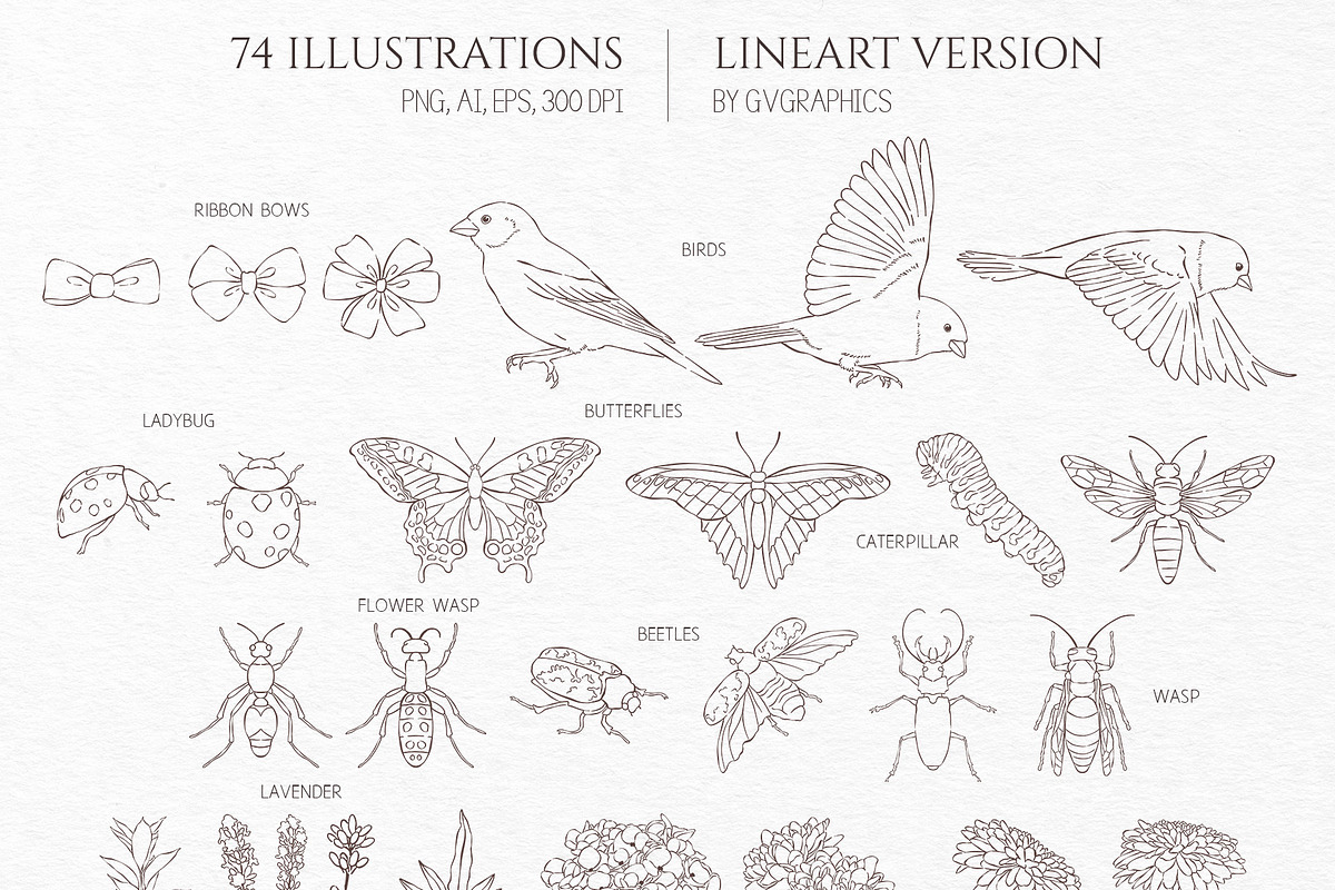 Lush Vol. 3 Collection, a Seasonal Illustration by GVGraphics (Photo 3 of 21)