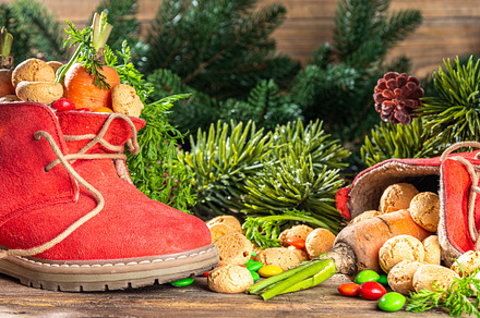 Sinterklaas Christmas holiday background, a Holiday Photo by Rimma