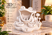 Frog Desk Organizer 3D Print STL, an Animal 3D Model by Creative Art (Thumbnail 1 of 4)