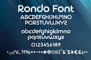 Rondo - Bold Geometric Display Font, a Sans Serif Font by OWPictures (Thumbnail 10 of 10)