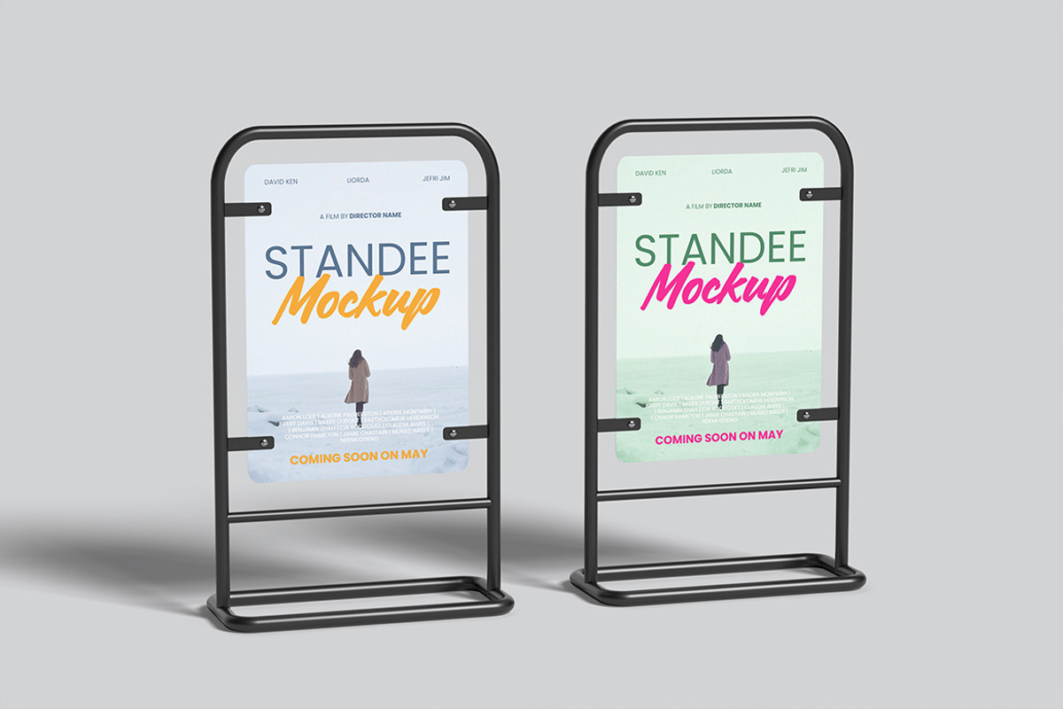 Promotion Standee Mockup, an Advertising Mockup by My Code Std (Photo 4 of 6)