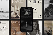 Canva Instagram Templates Coaches, a Social Media Template by The Soft Voice (Thumbnail 1 of 7)