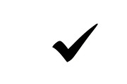 Simple and bold checkmark silhouette, an Illustration by Amazin_art (Thumbnail 7 of 26)