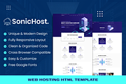 SonicHost-Web Hosting HTML Template, a HTML Template by THESOFTKING (Thumbnail 1 of 3)