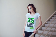 25 T-Shirts Mock-Up (Part 3), a Shirt Mockup by Freeman Studio (Thumbnail 19 of 32)