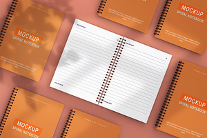 Spiral Notebook Mockup Design