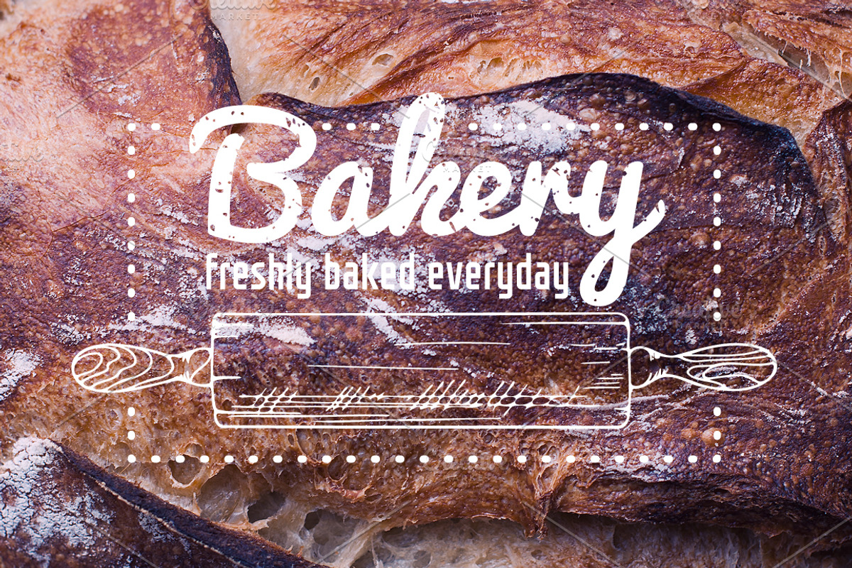 Bakery logo template, a Branding & Logo Template by Zhemchuzhina (Photo 1 of 2)