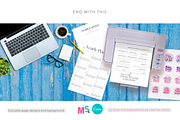 Printer & Paper Sheets Canva Mockup, a Books & Magazine Mockup by Mockup Scene (Thumbnail 8 of 11)