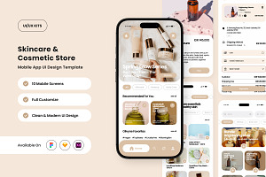 Olivyne – Cosmetic Shop Mobile App, an App Template by twinstd