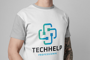 Tech Help Professional Logo, a Branding & Logo Template by Design_Planet