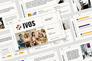 Ivos : SaaS Startup Google Slides, a Presentation Template by Punkl Camp (Thumbnail 1 of 11)