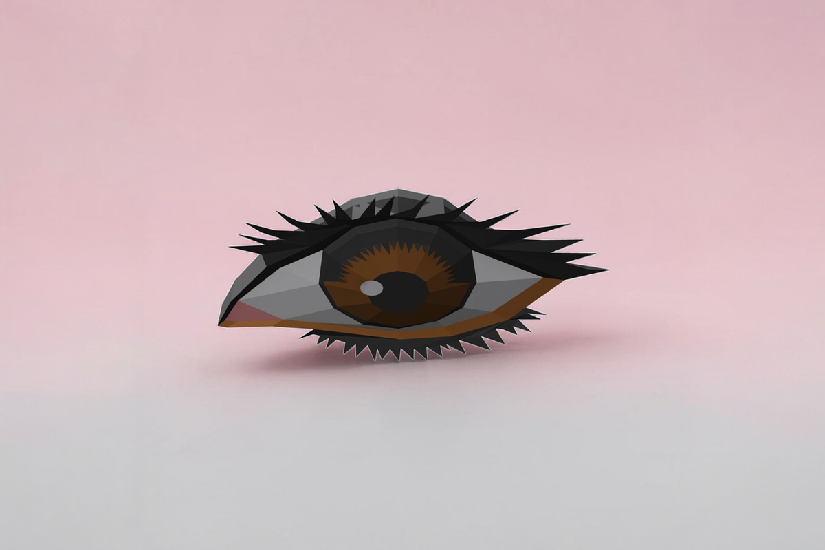 Eye wall art - 3d papercraft, a Characters & Person 3D Model by PAPER amaze (Photo 3 of 3)