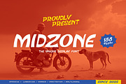 Midzone – Display Font, a Sans Serif Font by Sanskertype Studio (Thumbnail 1 of 5)