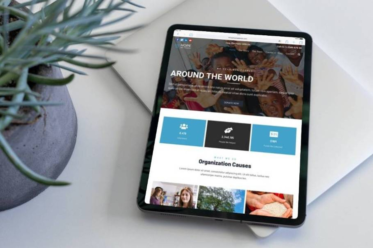 Non Profit WordPress Theme - Hope, a WordPress Template by Your Theme Shop (Photo 4 of 6)