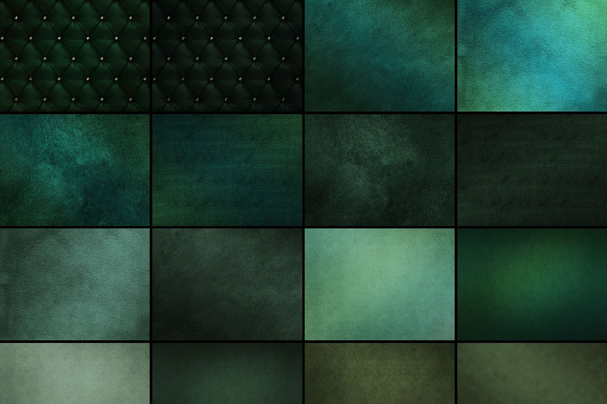 Green Leather Textures, a Texture Illustration by Kandace Lalo Designs (Photo 3 of 3)