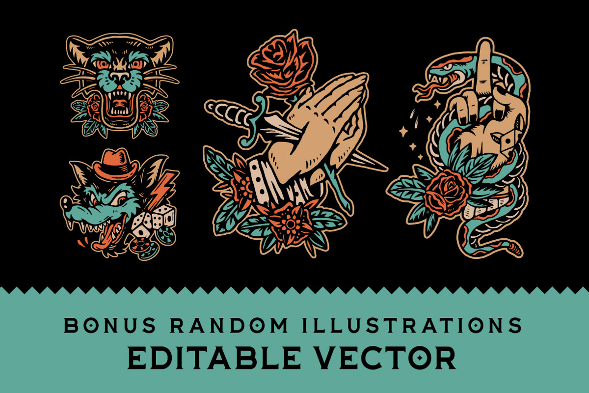 The Buntro Typeface (+EXTRA) preview 3