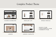 Kajabi Course Template for Courses, a Landing Page Template by Pixel & Flow (Thumbnail 3 of 10)