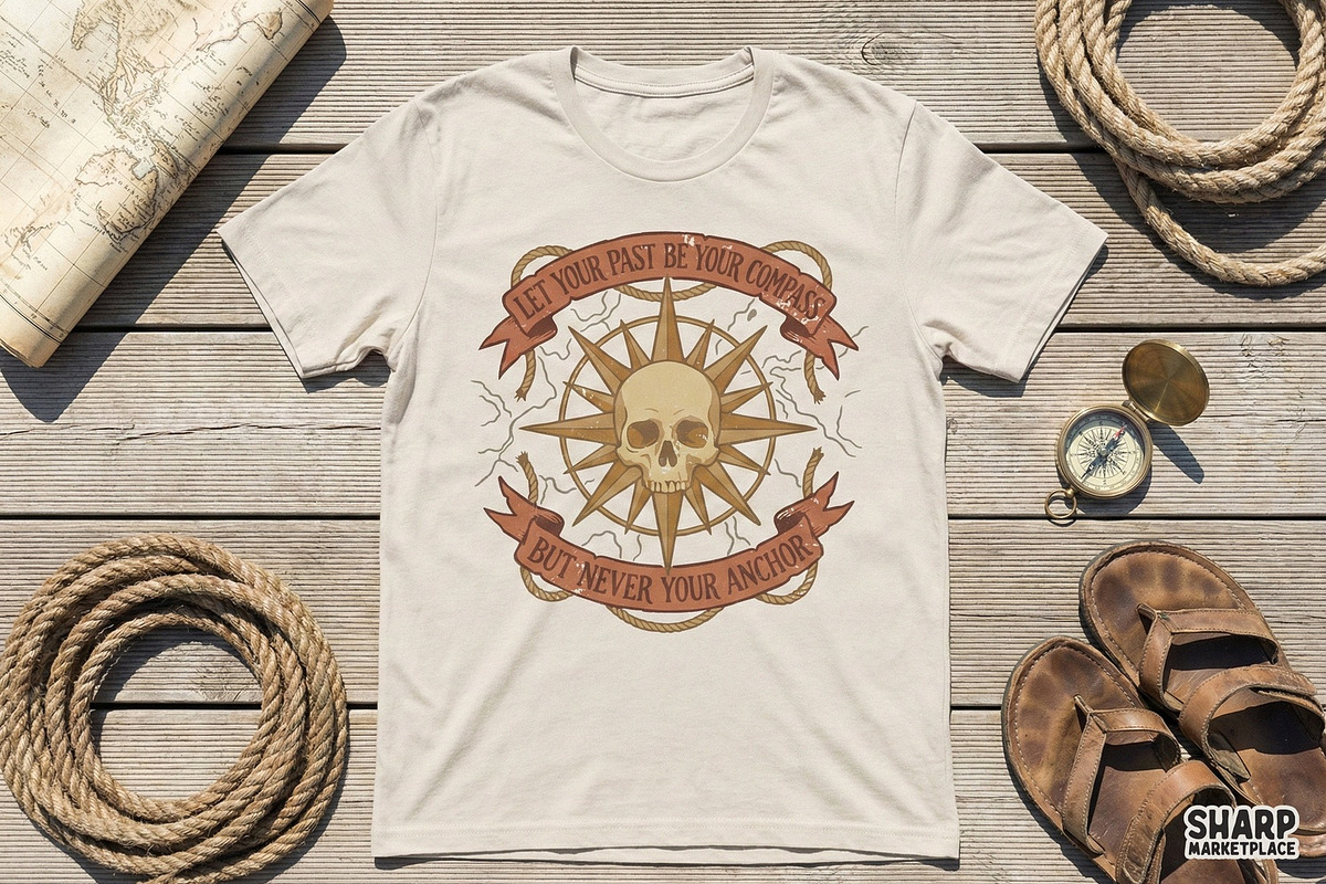 Let Your Past Be Your Compass PNG, an Illustration by SharpMarketplace (Photo 3 of 4)