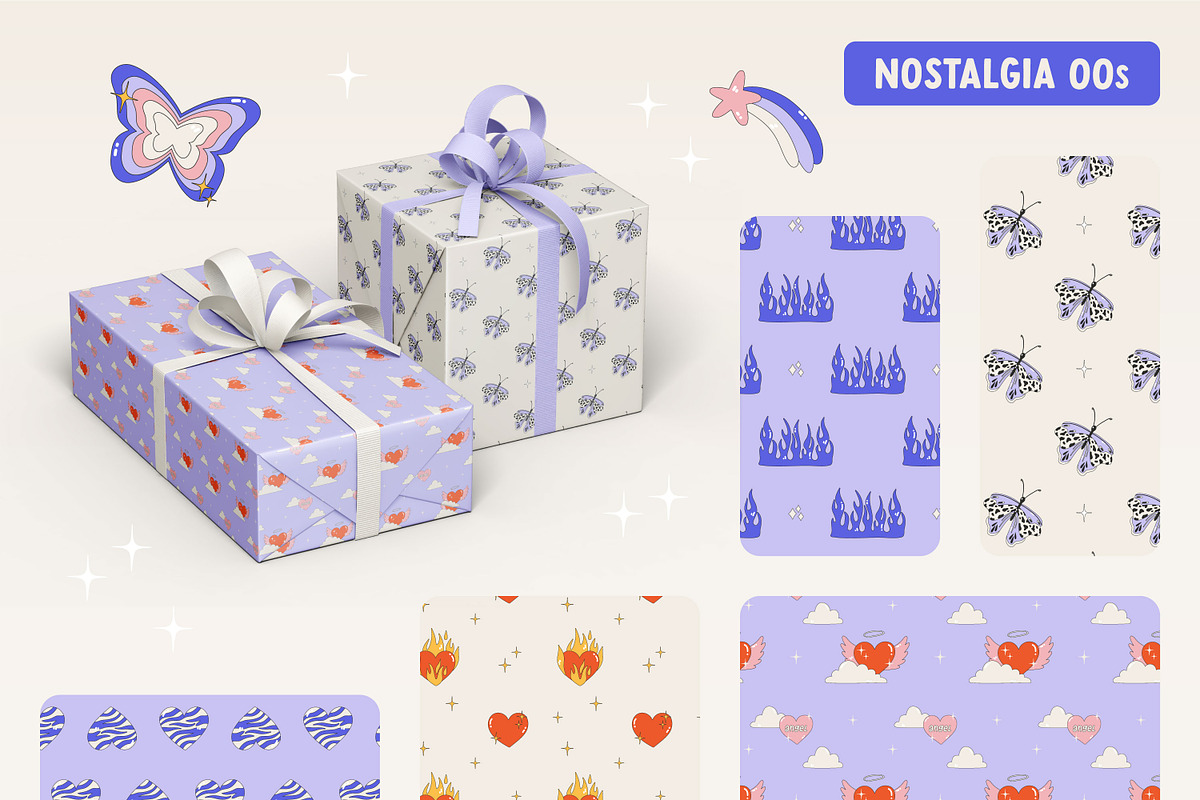 Seamless patterns bundle / 80+, a Pattern Graphic by by Margo (Photo 4 of 9)