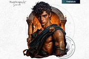 Legendary Greek heroes Clipart V2, a Person Illustration by ThatsDesignArt (Thumbnail 4 of 10)