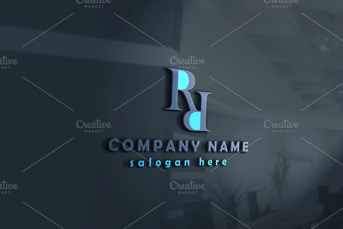 RR letter logo 30% off, a Branding & Logo Template by Graphic Origin (Photo 2 of 2)