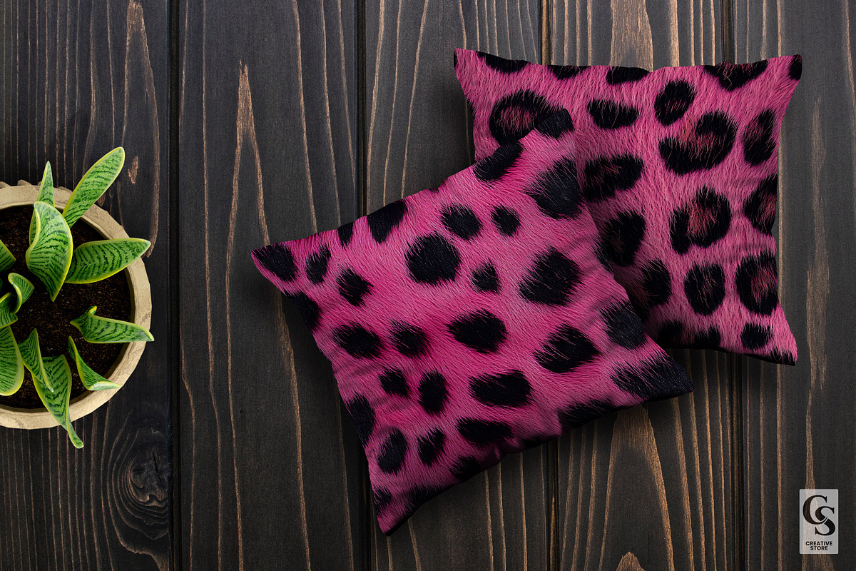Hot Pink Leopard Fur Digital Papers, a Pattern Graphic by Creative Store (Photo 5 of 5)