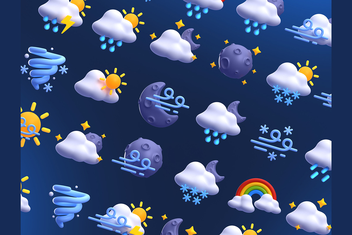 Weather 3D Icons, an Object 3D Model by Rakata Studio (Photo 6 of 7)