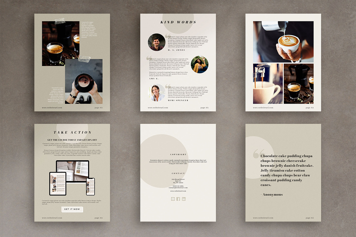 eBook-Workbook Canva Template-Maine, a Magazine Template by Studio Sugoi (Photo 8 of 10)