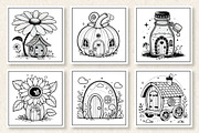 Fantasy Fairy Homes Coloring Book, an Arts & Entertainment Photo by Wow Magic (Thumbnail 2 of 3)