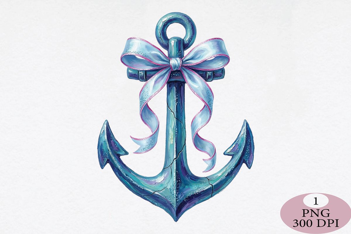 Preppy Summer Anchor Png, an Illustration by Daily.Designs (Photo 1 of 4)