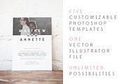 Wedding Invitation Starter Kit, an Invitation Template by Prixel Creative (Thumbnail 5 of 5)